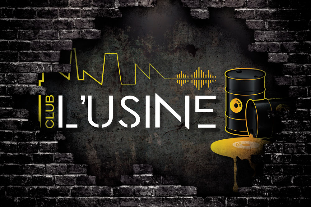 Enseigne Discothèque L'Usine